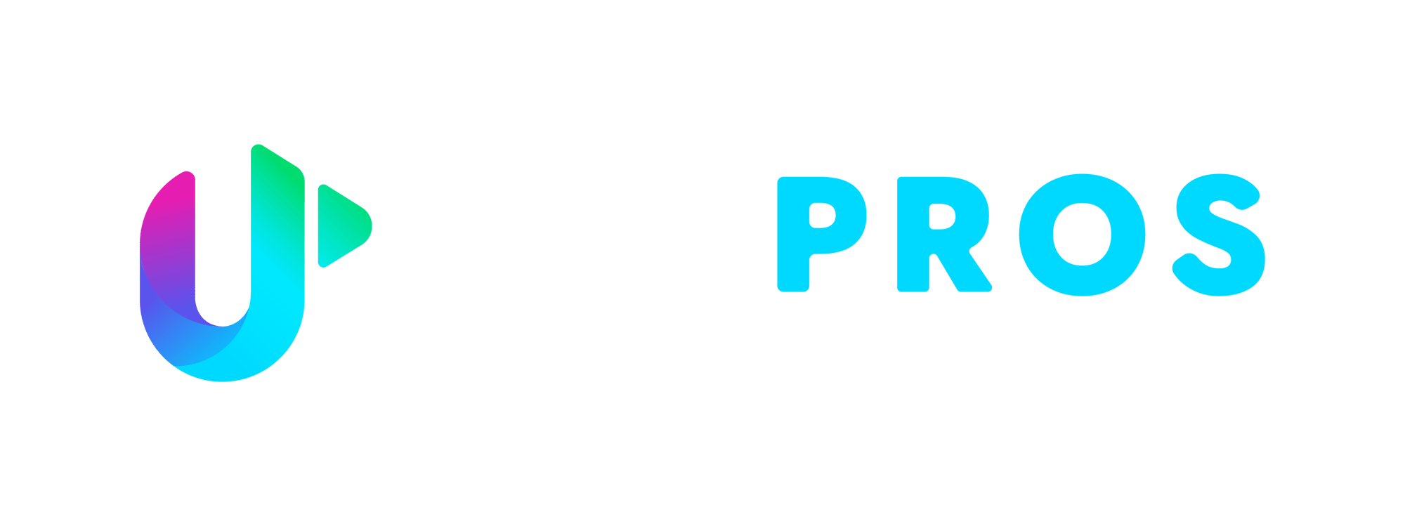 Logo Unipros horizontal pour fond foncé Logo Unipros horizontal pour fond foncé